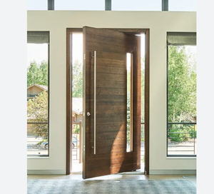 Portes d'entrée pivotantes surdimensionnées en Merbau massif - Product Image 5