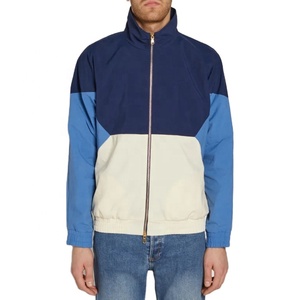 Chaqueta Cortavientos de Alta Calidad para Hombre, Estilo Urbano, Bloques de Color, Logotipo Personalizado, Cremallera, Transpirable - Product Image 3