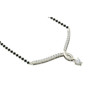 Mangalsutra de Plata Pura, Joyería Cultural Coleccionable, Regalo para Esposas - Product Image 3