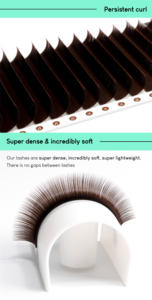 Warm brown lash <b>extensions</b> 0.03 0.05 0.07 <b>mink</b> individual lashes brown lash trays wholesale cashmere - Product Image 6
