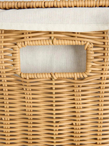 Handmade Vietnam Rattan <b>Laundry</b> Cabinet OEM ODM Natural Woven <b>Seagrass</b> Storage Hamper Decorative Rustic Home Decor Organizer - Product Image 5