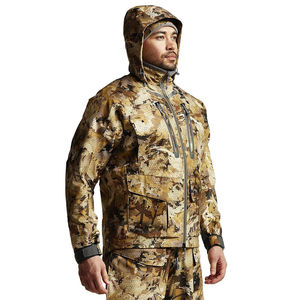 Personalizado hombres impermeable transpirable camuflaje pesca lluvia chaqueta al aire libre camuflaje caza chaqueta para hombres al por mayor de alta calidad - Product Image 4