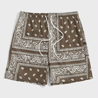 Logo XS boyutu ile özel erkek mayo Boardshorts süblimasyon baskılı spor plaj şortu pamuk yüzmek mayo