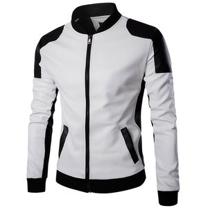 Chaqueta de Cuero para Hombre, Prenda Exterior Casual y Elegante, Ideal para Viajes de Invierno y Uso Diario Urbano - Product Image 1