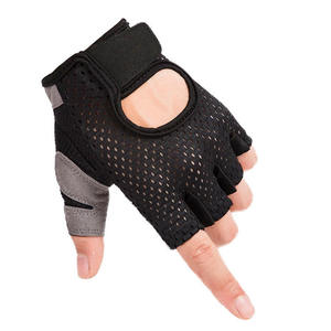 Wholesale Custom Breathable Leather Fingerless <b>Gloves</b> Women <b>Training</b> Fitness Bodybuilding Gym <b>Weight</b> Lifting Sports Outdoor - Product Image 4