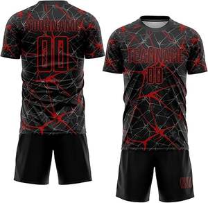 Nuevo estilo, uniforme de fútbol profesional para niños, 100% poliéster, calidad Premium, Color sólido, calidad Premium, último diseño a la venta - Product Image 1