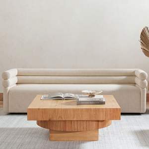 โต๊ะกลางทำจากไม้ดีไซน์โบราณพร้อมท็อปไม้สำหรับโซฟาโต๊ะกลางเฟอร์นิเจอร์ขายดีสำหรับบ้านศิลปะทำจากไม้สไตล์อินเดีย - Product Image 1