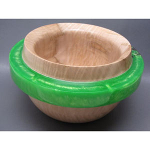 Cuenco para servir comida de resina de madera ecológico de tamaño personalizado más vendido, utensilios de cocina altos para fiestas en casa, vajilla, frutero - Product Image 4