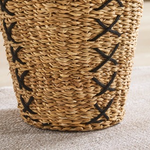 Vase conique en jacinthe d'eau naturelle fabriqué au Vietnam matériau écologique pour la décoration de la maison et la décoration de la vaisselle en gros - Product Image 3