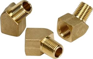 Fournisseur d'adaptateurs d'angle pour tuyauterie filetés mâle-femelle en laiton de haute qualité, coude à 90 degrés - Product Image 3