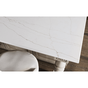 Placa de Cuarzo Bianco Macaubas Ecológica y Duradera - Diseño Moderno, Impermeable para Uso en la Cocina - Product Image 4