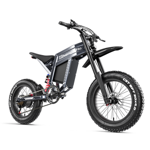 EKXBIKE Electric Snow <b>Bike</b> 26 Inch 1500W Mid Motor Dual Suspension Hydraulic Disc Brake 7 Speed Aluminum <b>Frame</b> - Product Image 3