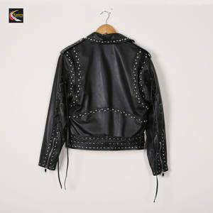 Venta al por mayor Chaquetas de cuero de las mujeres Producción a granel Última Moda Precio asequible - Product Image 6