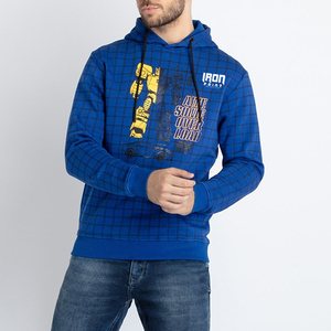 Sweats à capuche pour hommes sur mesure, confortables, respirants, nouveau style pour l'hiver, motif uni, teinture unie en stock - Product Image 6