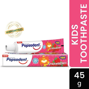 Dentifrice Pepsodent pour enfants, saveur fraise, protection contre les caries et l'émail, 45g - Product Image 1