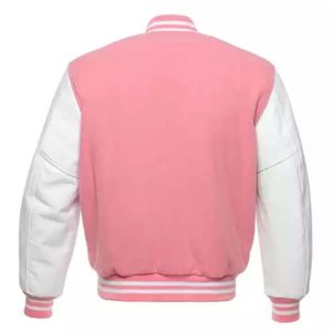 แจ็คเก็ตเบสบอลผ้าสแปนเด็กซ์ปักลายตามสั่งขายส่งสำหรับผู้หญิง ลายพิมพ์ดีไซน์ล่าสุด - Product Image 3
