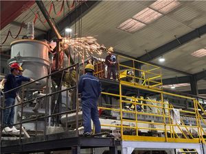 Machine de fabrication de tuiles de toiture en fibro-<span class=keywords><strong>ciment</strong></span> à grande vitesse, sans <span class=keywords><strong>amiante</strong></span>, en fibro-<span class=keywords><strong>ciment</strong></span> gris naturel - Product Image 5