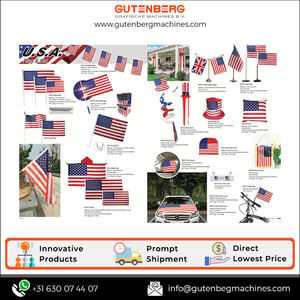 Banderas de palo de elección personalizadas ligeras de calidad de primera calidad Regalos de negocios promocionales de mano duraderos Venta a granel competitiva - Product Image 3