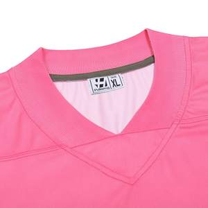 SIBRIN Maillot de Football Américain Sublimé Fabriqué en Usine Logo Personnalisé Polyester Tendance T-shirt de Rugby Rétro Col en V Surdimensionné - Product Image 3