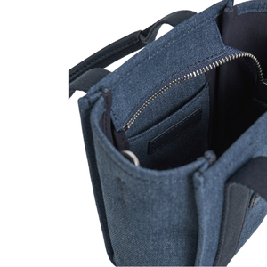 OEM ODM Sac de plage en toile de coton à tissu épais recyclé de haute qualité avec sangle en cuir Direct d'usine à bas quantité minimale de commande - Product Image 5