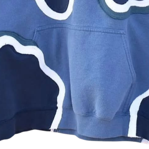 เสื้อฮู้ดสำหรับผู้ชายโอเวอร์ไซส์ผ้าฟลีซ100% โอเวอร์ไซส์เปิดไหล่ปล่อยช่วงฤดูหนาว - Product Image 5