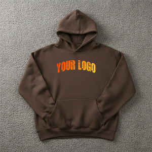 Logo imprimé DTF personnalisé 580gsm 100% coton hiver hommes basiques sweats à capuche de haute qualité coupe ample poids lourd surdimensionné Hip Hop - Product Image 6