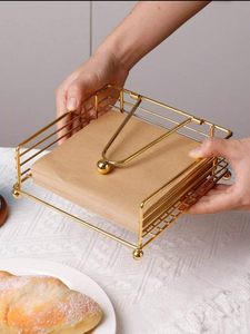 Tissue Roll <b>Holder</b> for Kitchen, Restaurant, Farmhouse, Diwali Decoration - Hotel Tableware <b>Napkin</b> <b>Holder</b> with Weighted Arm - Product Image 6