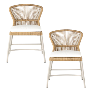 Hot Selling Arm <b>Dining</b> <b>Chair</b> Rattan Seat and Backrest and Include Cushion for Indoor and Outdoor Use Wholesale Price - Product Image 5