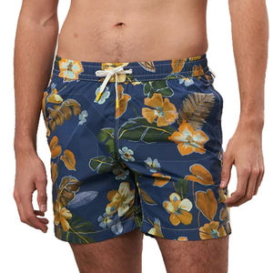 Maillot de bain confortable à séchage rapide avec sublimation short de bain personnalisé jogging décontracté maillot de bain imprimé classique pour hommes - Product Image 1