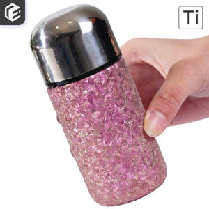 ขวดน้ำไทเทเนียมบริสุทธิ์น้ำหนักเบาพิเศษ พกพาสะดวก ฉนวนสุญญากาศสองชั้น สำหรับกิจกรรมกลางแจ้ง EDC - Product Image 1