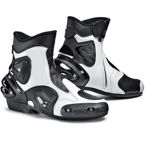 Botas de moto antideslizantes de tobillo corto de alta calidad para máxima seguridad en la conducción impermeable transpirable cuero deportes para hombres - Product Image 2