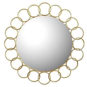 Finition dorée Hôtels Restaurants et salles de bains Miroirs muraux suspendus Réflecteur décoratif mural au prix le plus bas - Product Image 3