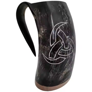 Vajilla de Lujo Premium para el Hogar y Bar, Jarras Originales de Cuerno para Cerveza y Café, Opciones de Servicio Disponibles para Exportación a Granel desde India - Product Image 1