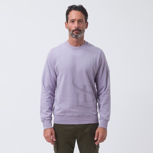 Personalizado 100% algodón de alta calidad regular sudaderas manga hombres cuello redondo pulóver sudadera precio al por mayor tarifa barata - Product Image 1