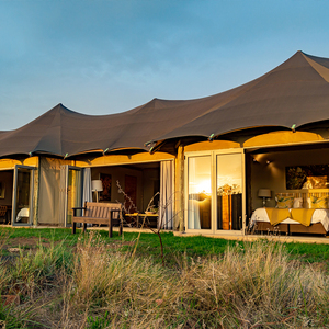 Grand espace <span class=keywords><strong>4</strong></span>-6 invités Safari Canvas Lodge Luxury Glamping Tent - Product Image 3