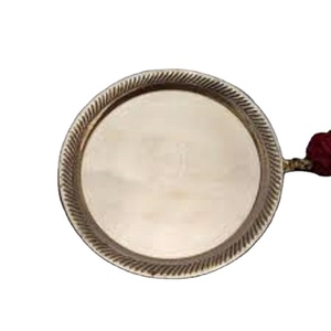 Vajilla dorada con borde dorado, vajilla de latón para Hotel, restaurante, bebé, Navidad, venta al por mayor - Product Image 1