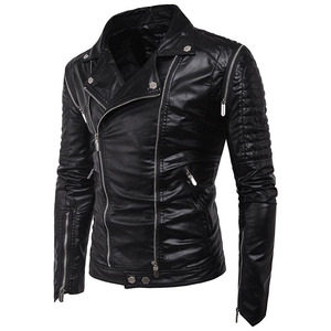 Veste en cuir pour homme, best-seller du fabricant, col montant, design réversible écologique, cuir de vache, services ODM - Product Image 4