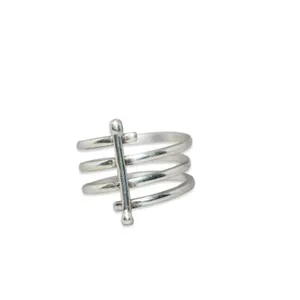 Tốt nhất bán bạc xoắn ốc cuộn dây trang sức Bohemian bạc trang sức handmade 925 Sterling Bạc cuộn dây NHẪN XINH XẮN Nhẫn quà tặng ý tưởng