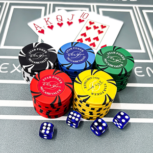 Conception gratuite et échantillon de jetons de poker en céramique 10g tournoi 40mm logo personnalisé Chine fabricants jetons de poker de casino pour jeu de poker - Product Image 6