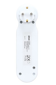 อะแดปเตอร์เต้ารับสามทางพร้อมสวิตช์สีขาว 16A (ไซมอน CL910402) - Product Image 4