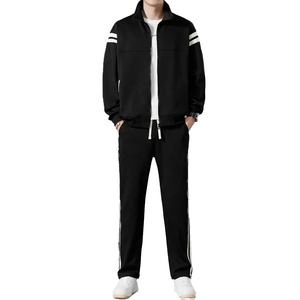 Sudadera ajustada para gimnasio para hombre, chándal con capucha y bolsillo con cremallera, conjuntos de estilo de invierno de talla grande, precio bajo, venta al por mayor, - Product Image 1