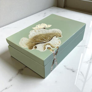 Boîte à bijoux en revêtement de laque meilleur prix laque à vendre accessoire de maison boîtes à bijoux laquées - Product Image 5