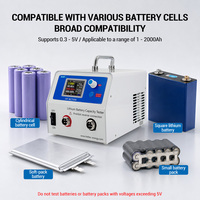 Heltec Energy - Probador de Capacidad de Baterías de 0.3-5V 50A, Analizador de Carga y Descarga de un Solo Canal para Baterías 18650 LiFePO4 LTO