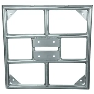 Base de treillis carrée en aluminium AL-25 70x70cm 5kg - Product Image 1