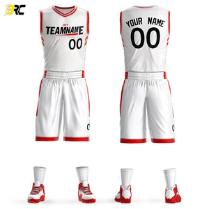 Prix direct usine, logo personnalisable, maillot et short de basketball unisexe pour équipe, sublimation, respirant, grandes tailles, haute qualité - Product Image 3