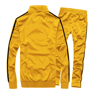 Uniforme scolaire de luxe OEM Survêtement Vente en gros Ensemble pantalon, veste de sport d'entraînement Ensemble deux pièces personnalisé pour hommes - Product Image 1