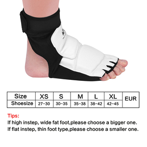 Wholesale Unisex Leather Karate Kick Boxing Leg Protector Instep Equipment for Martial Arts Clothing for <b>Men</b> and Women - Product Image 6
