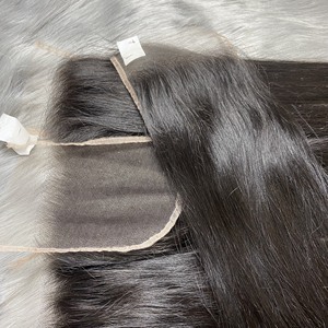 Nuevo Cierre de Encaje de Cabello Humano Vietnamita, Cabello Virgen con Línea de Cabello Natural, Puntas Gruesas y Suaves - Product Image 1