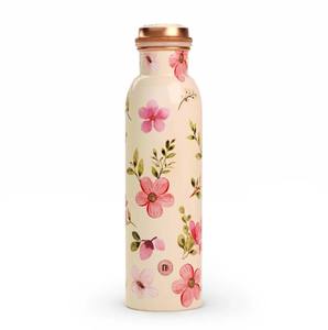 Meilleure qualité 100% bouteille d'eau en cuivre antique pur conception à large bouche pour le style sportif pour les femmes et les hommes - Product Image 5
