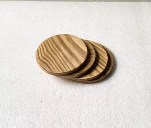 Posavasos de madera de acacia Diseño de piedra entera y mármol Alfombrillas y almohadillas redondas y cuadradas para bebidas y tazas - Product Image 5